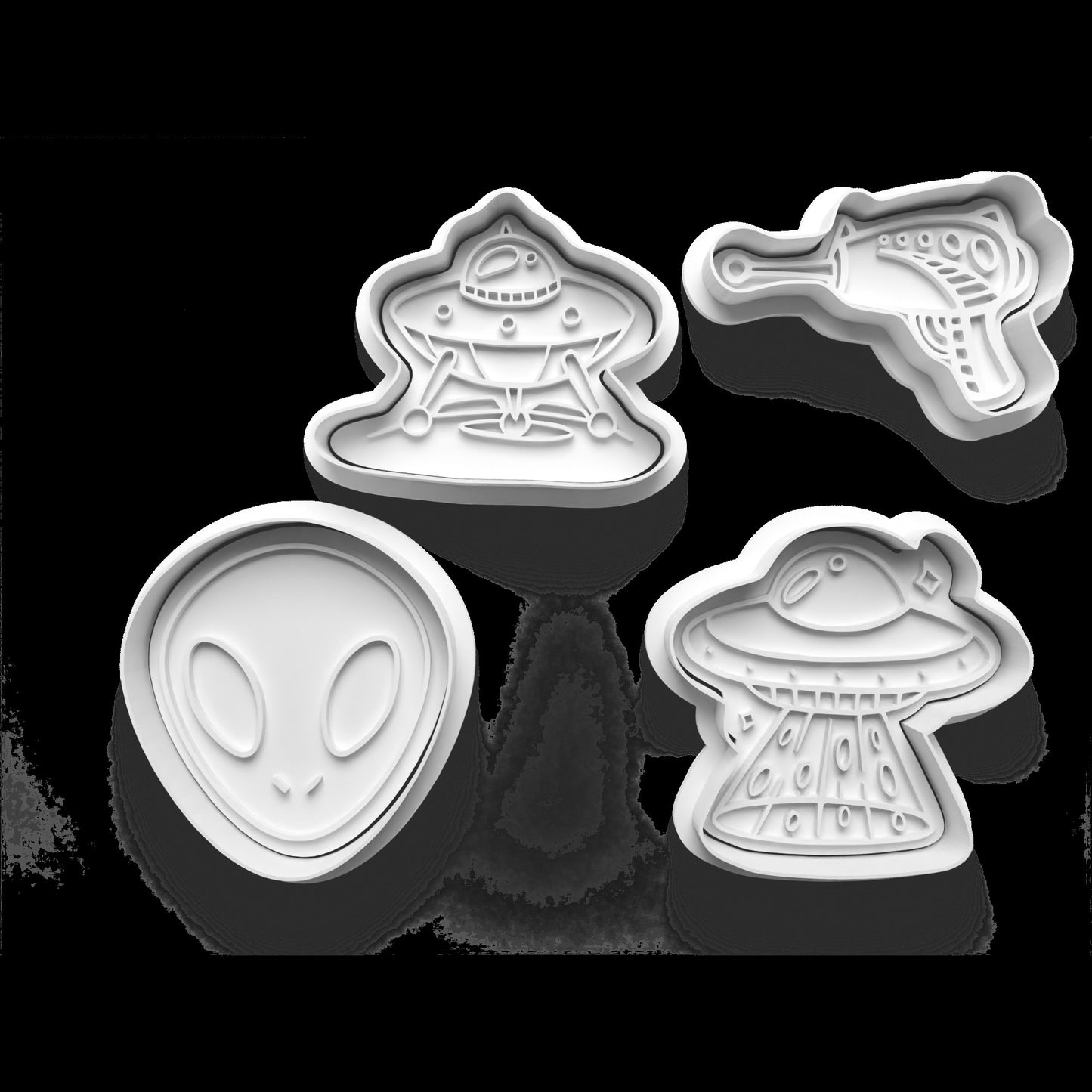 Weather, Space, & Sci Fi Cookie Cutter Sets