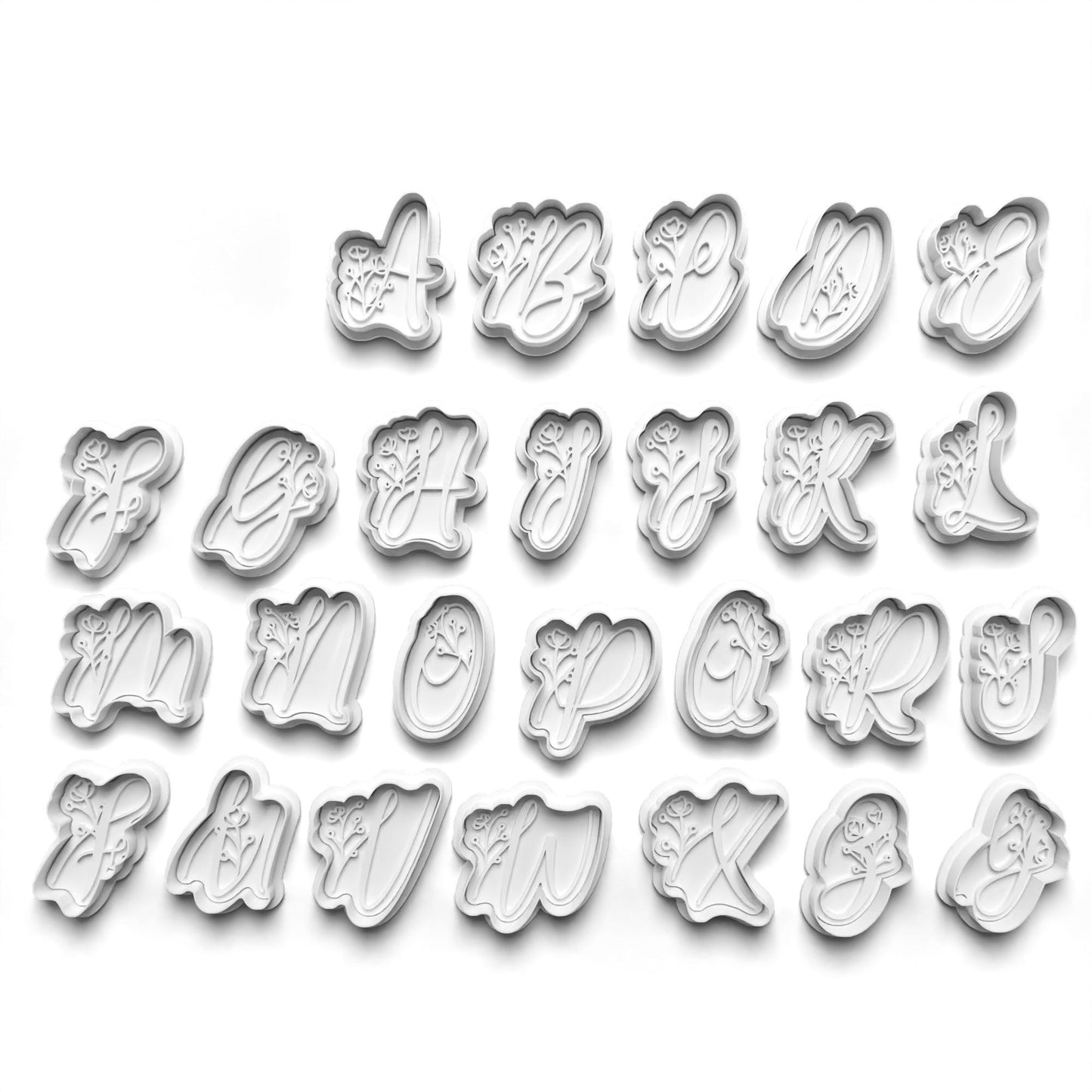 Numbers and Letters Cookie Cutter Sets