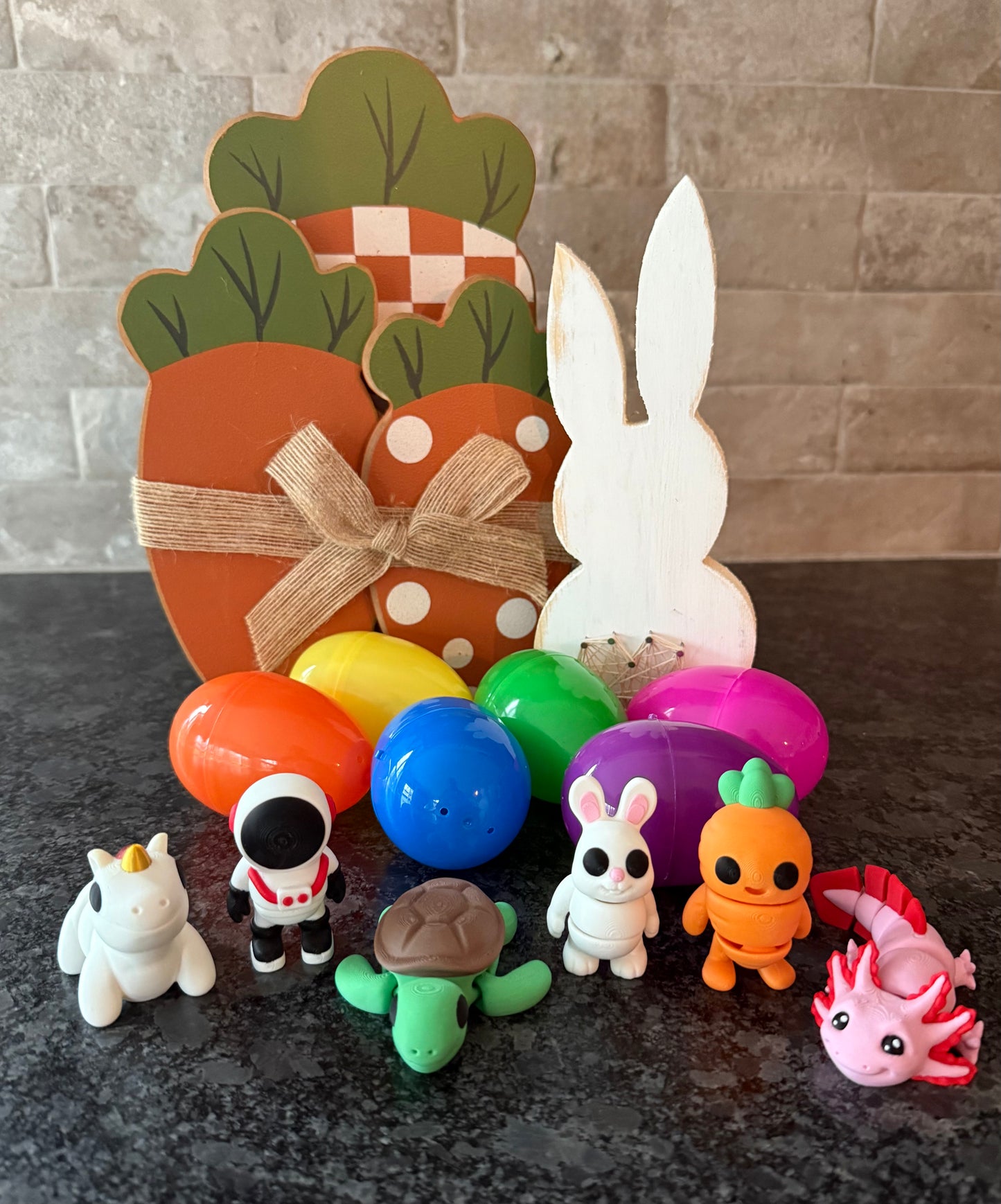 Surprise Plastic Easter Egg Packs with Pocket Friend Flexis