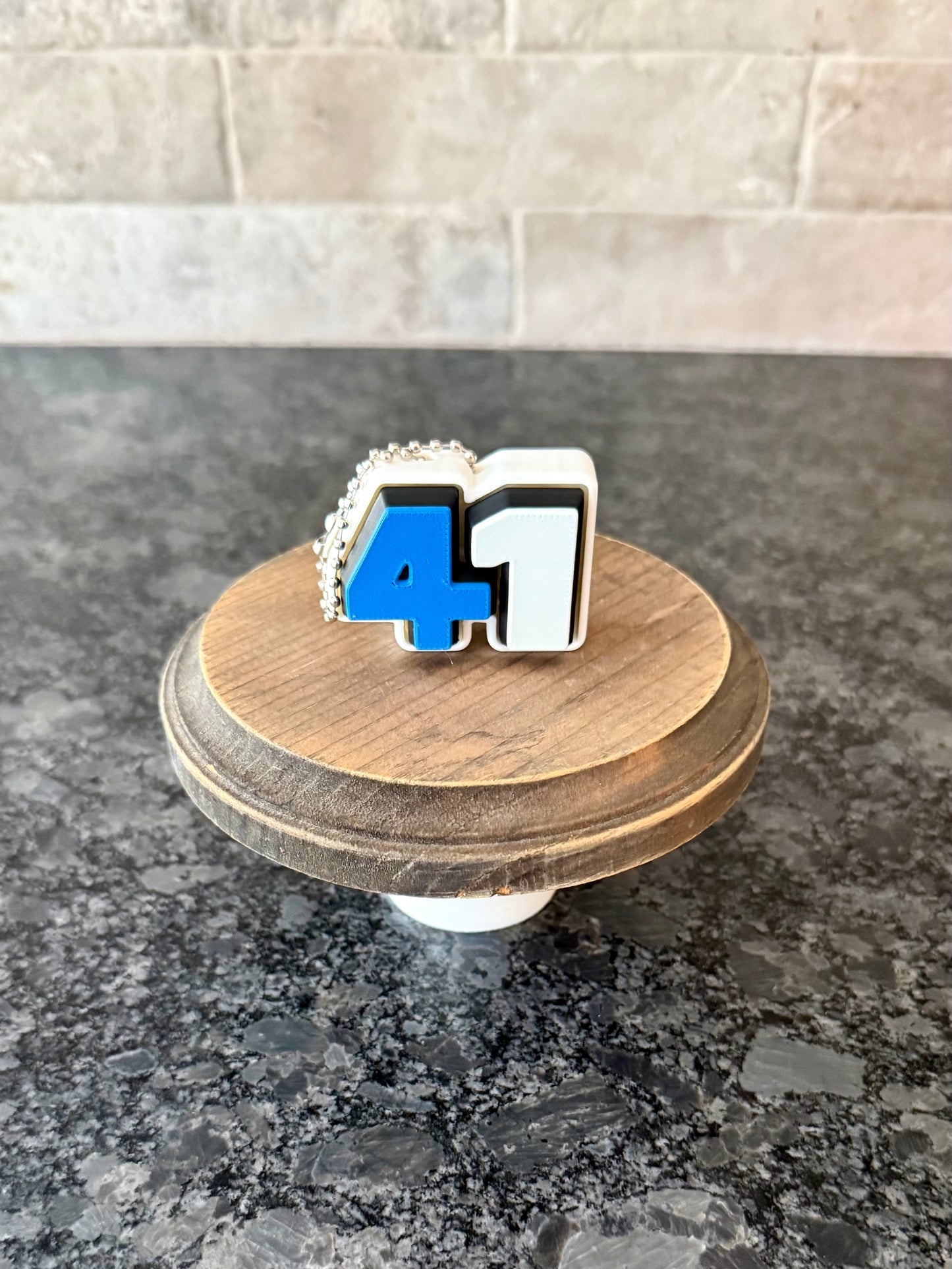Custom Four One 41 Fidget Double Clicker Keychain