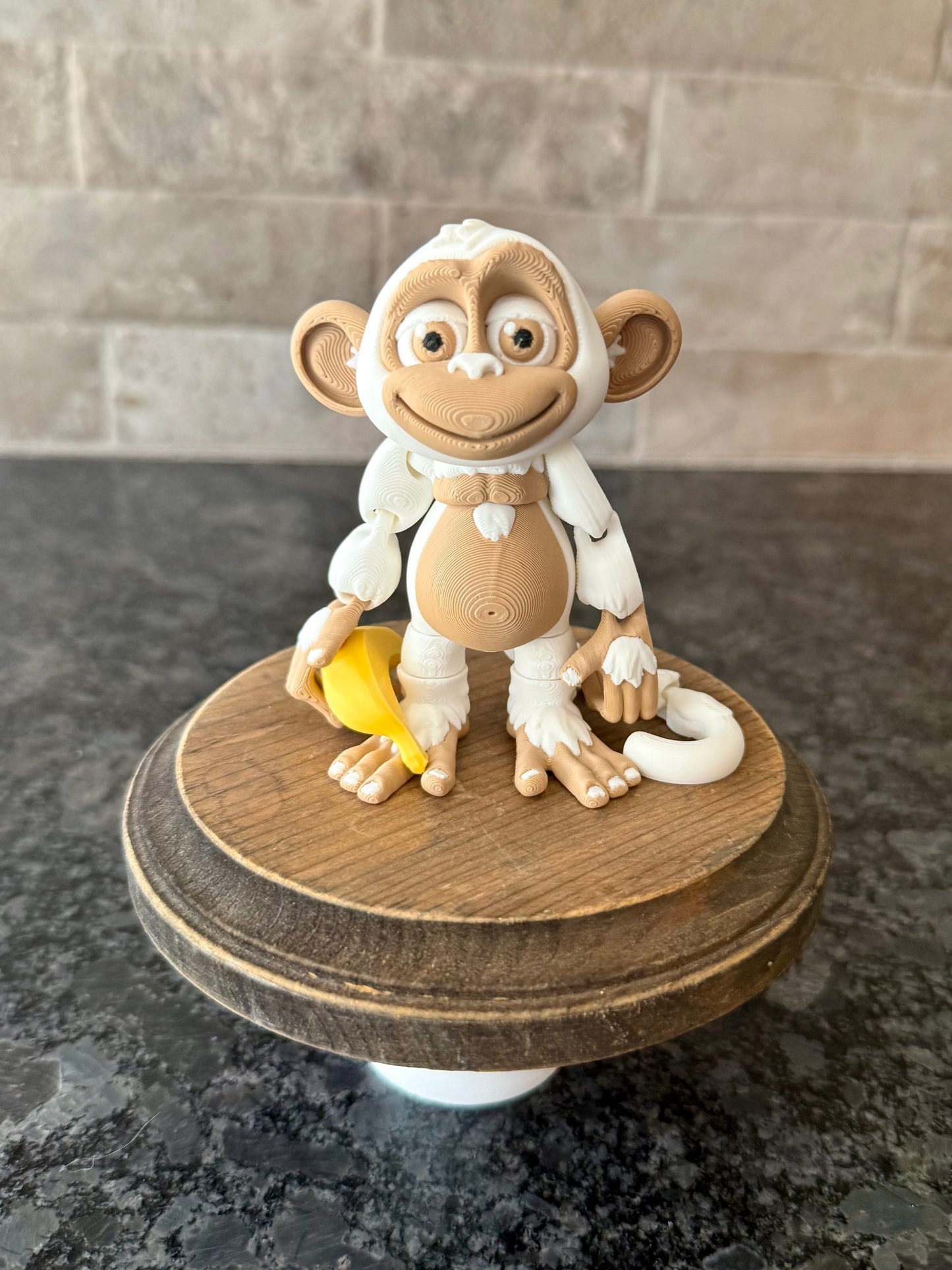 4” Flexi Monkey with Banana
