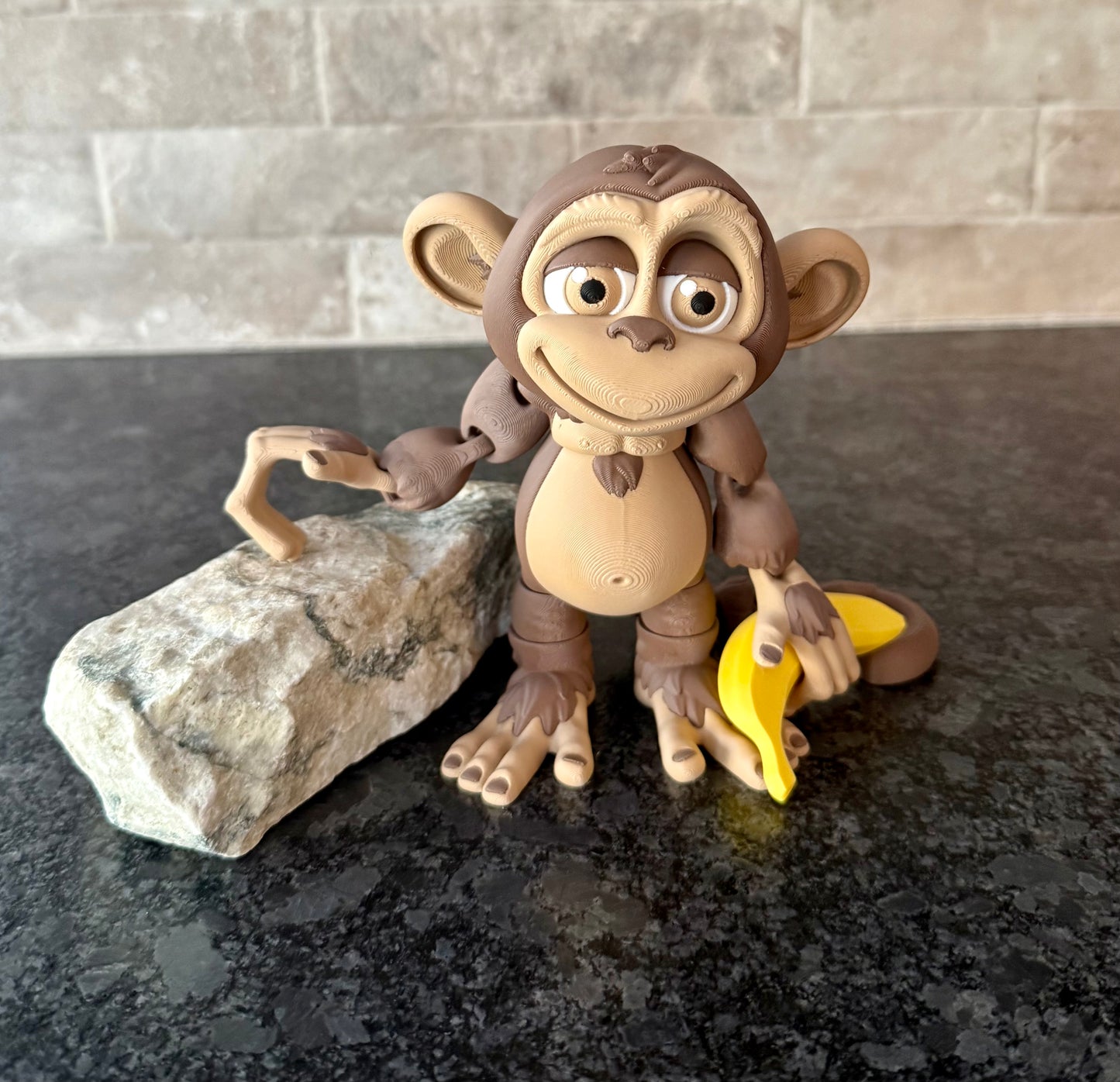 Large Flexi Monkey with Banana