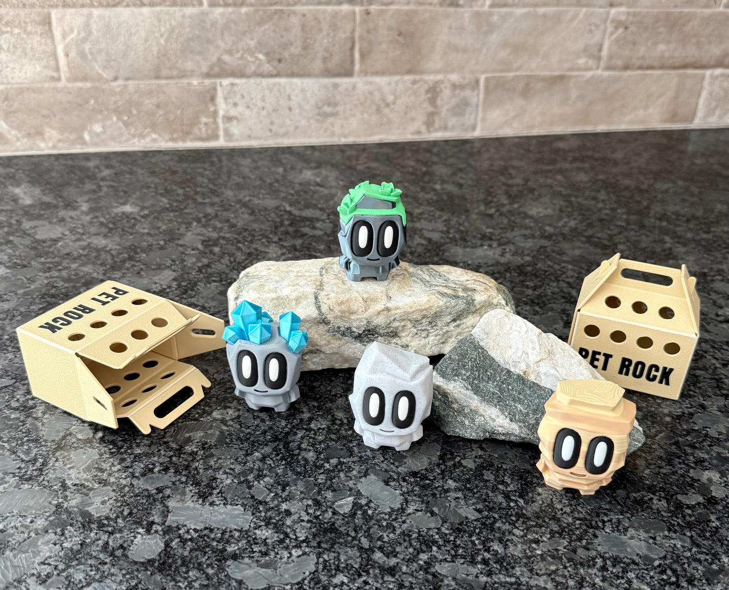 Pet Rock Blob with Box - Adopt me!