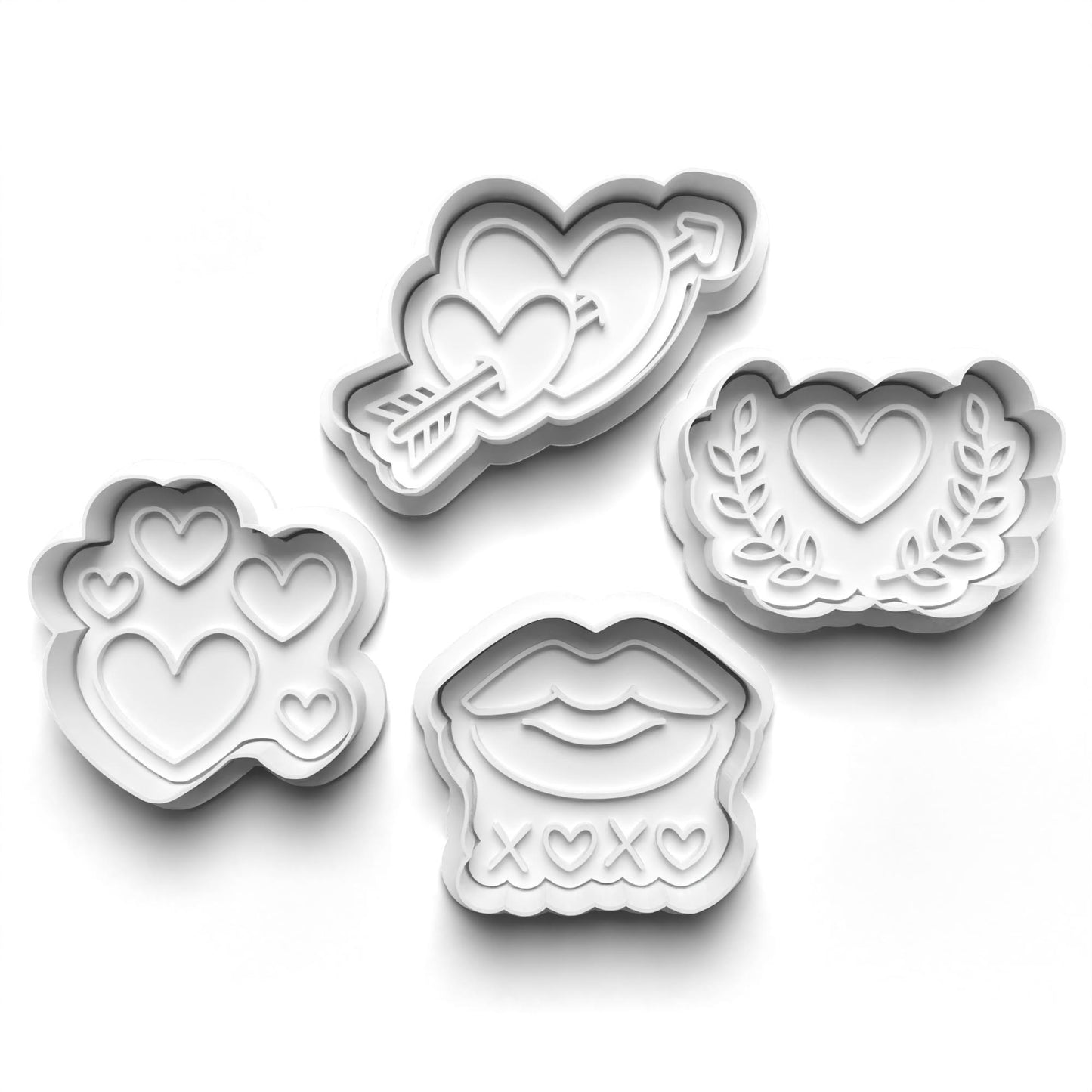 Valentines Holiday Cookie Cutter Sets