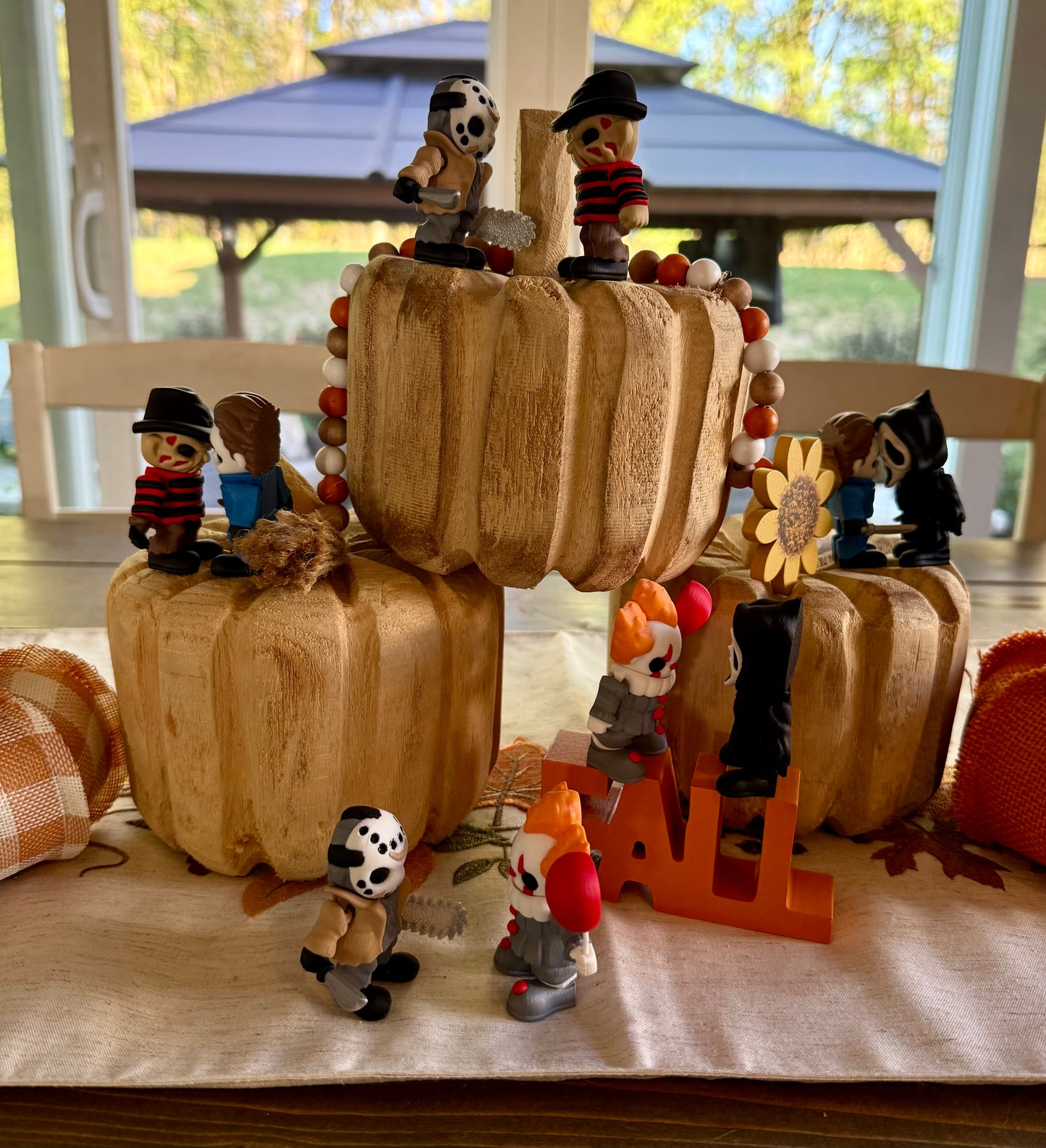 Scary Horror Halloween Figures Set
