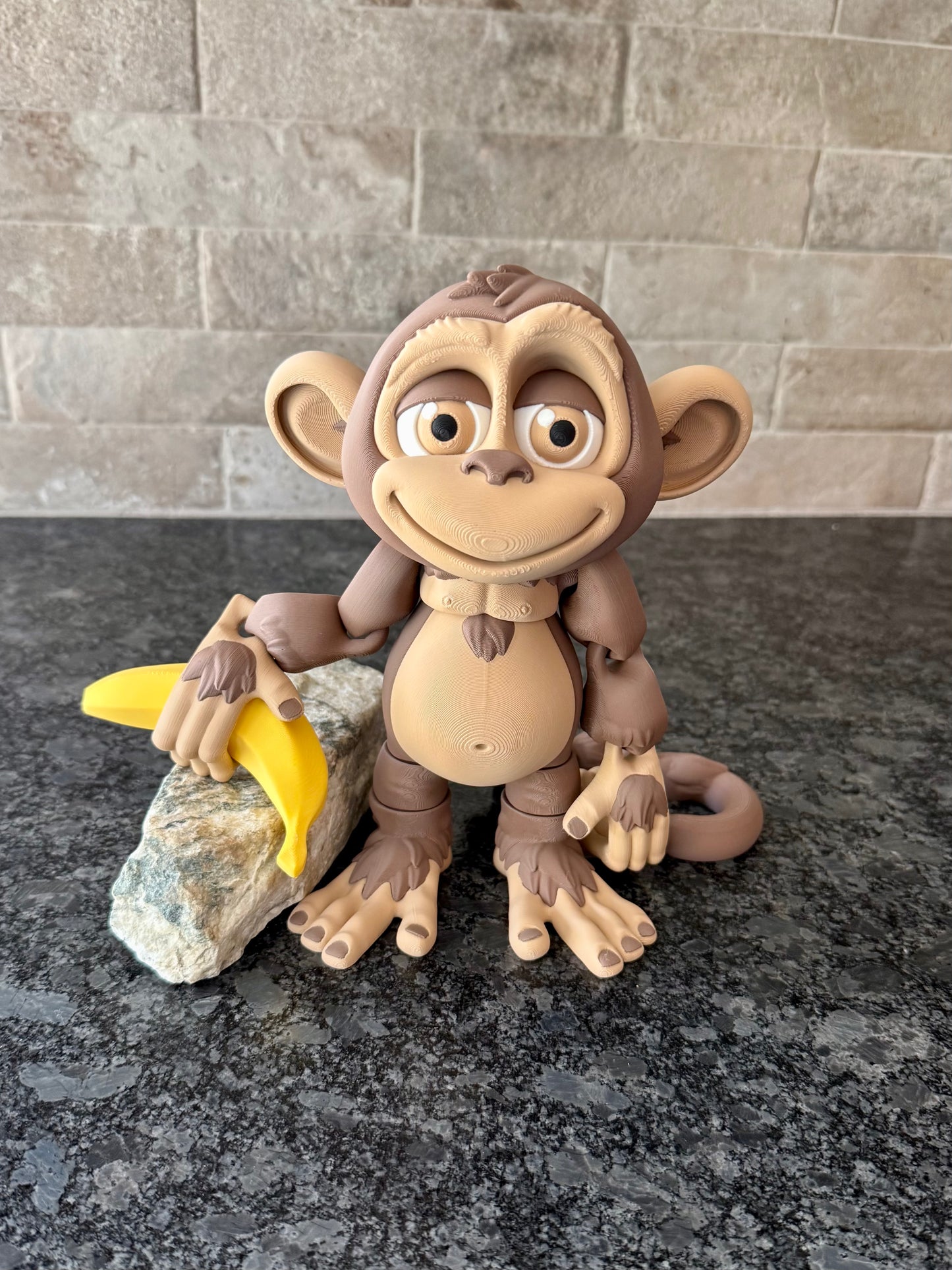 Extra Large 9” Flexi Monkey with Banana