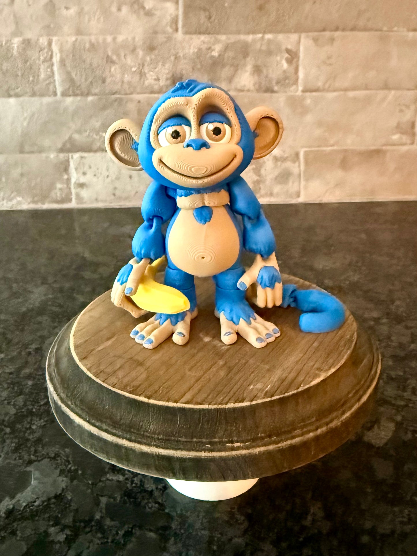 4” Flexi Monkey with Banana